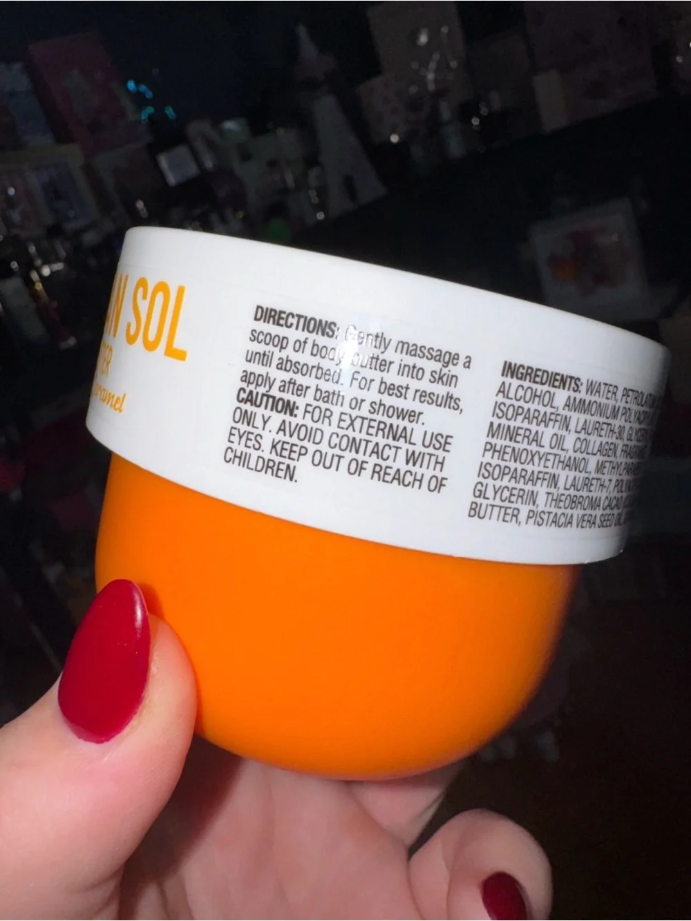 Pistachio & Caramel Body Butter Brazilian Sol body cream 6oz